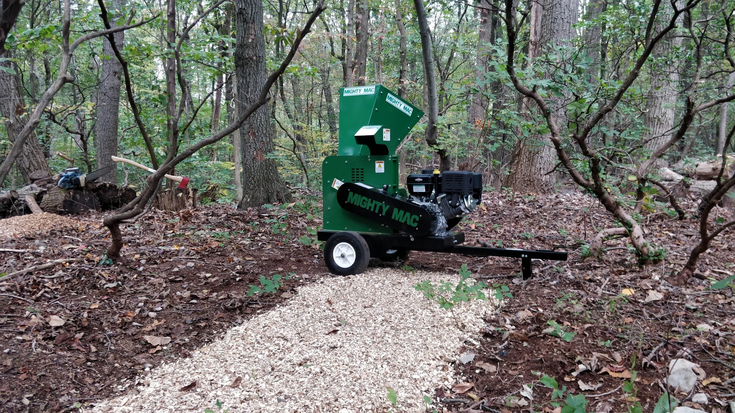 Mighty Mac™ Wood Chipper 4-3/4” Max Capacity - Electric Start 11.5HP Briggs (WC475E)