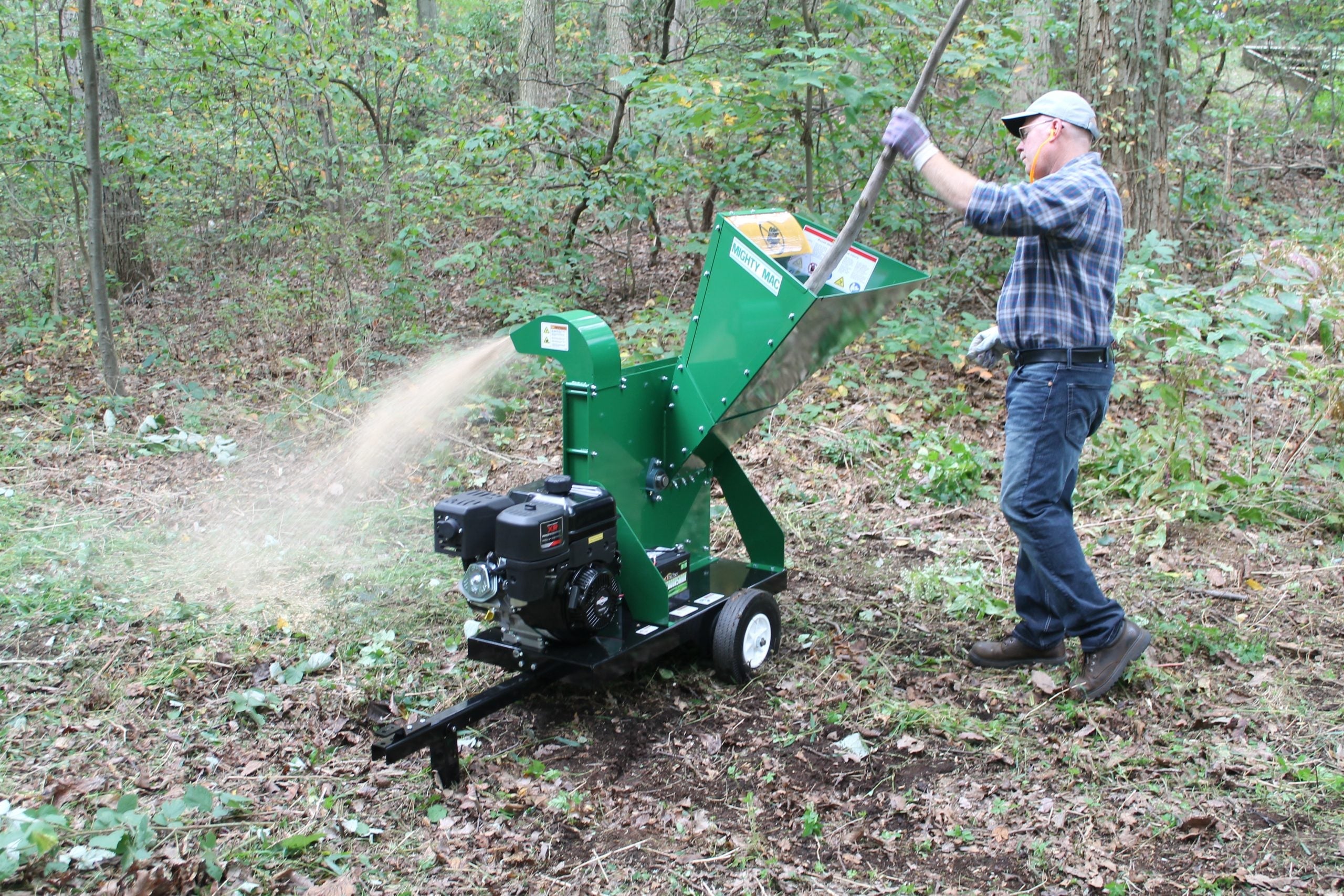 Mighty Mac™ Wood Chipper 5-3/4” Max Capacity - Electric Start 13.5HP Briggs (WC575E)