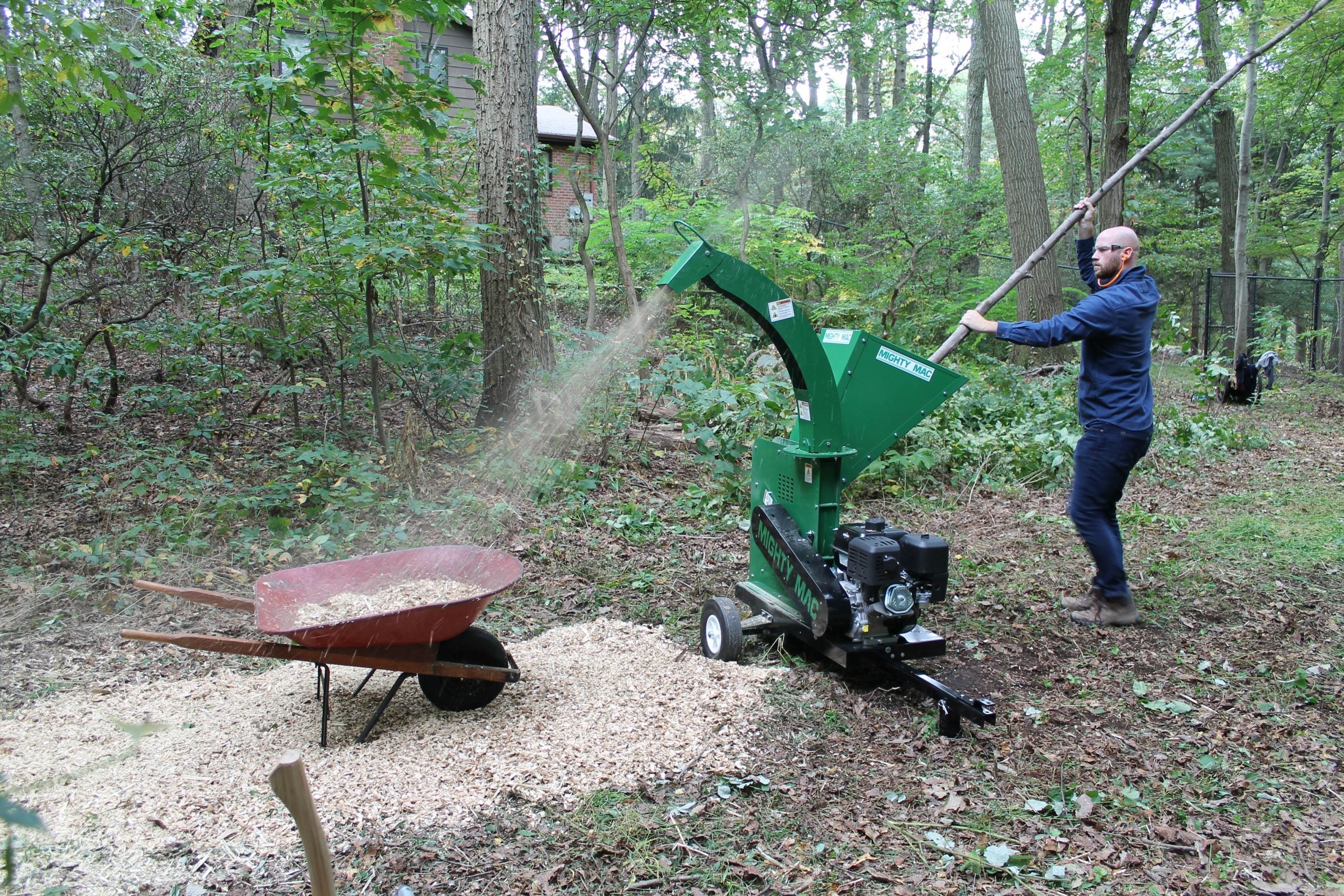 Mighty Mac™ Wood Chipper 5-3/4” Max Capacity - Electric Start 13.5HP Briggs (WC575E)