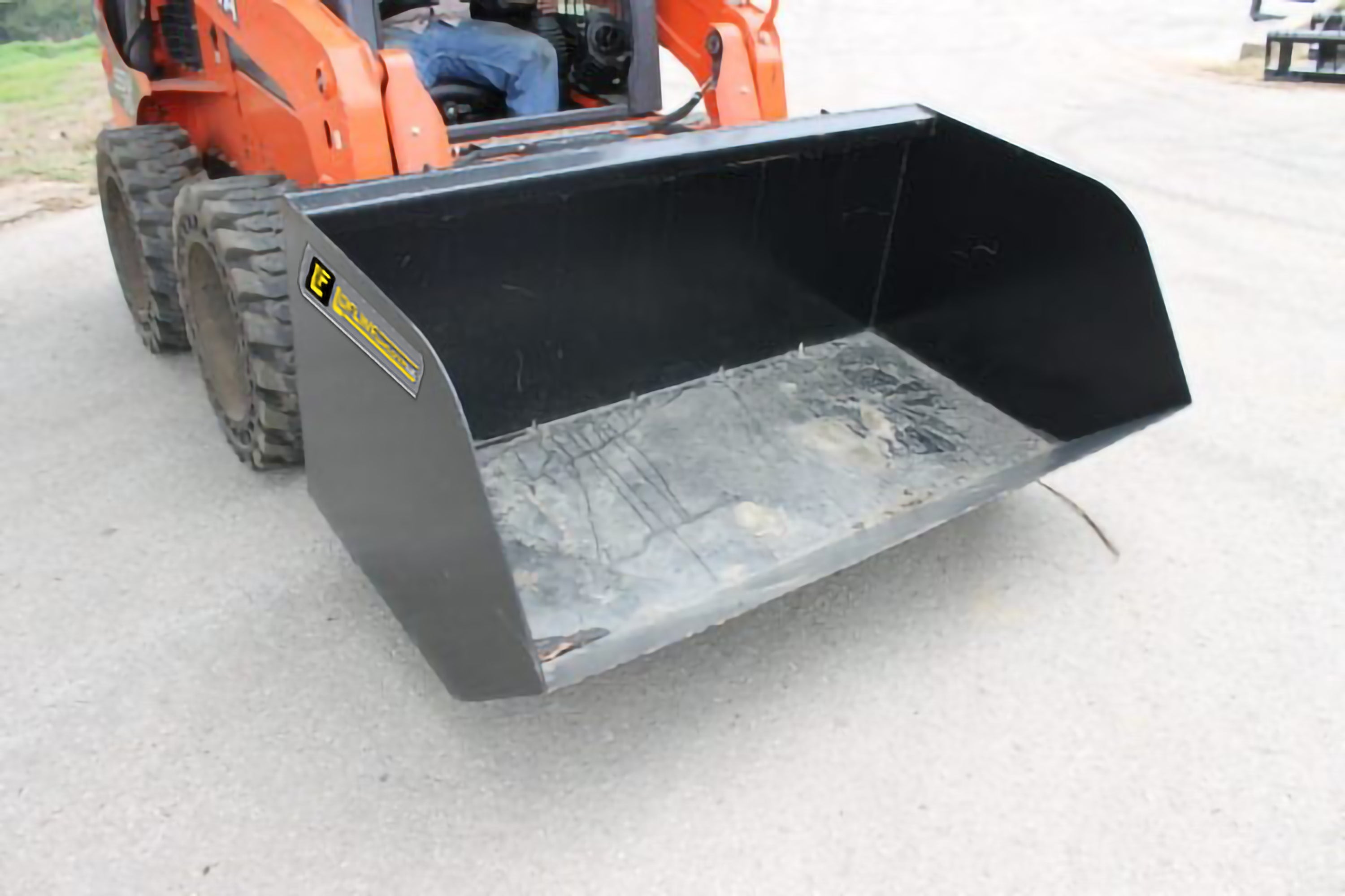 Loflin Fabrication | Trash Bucket | 72" & 84" Width | For Skid Steer Loaders