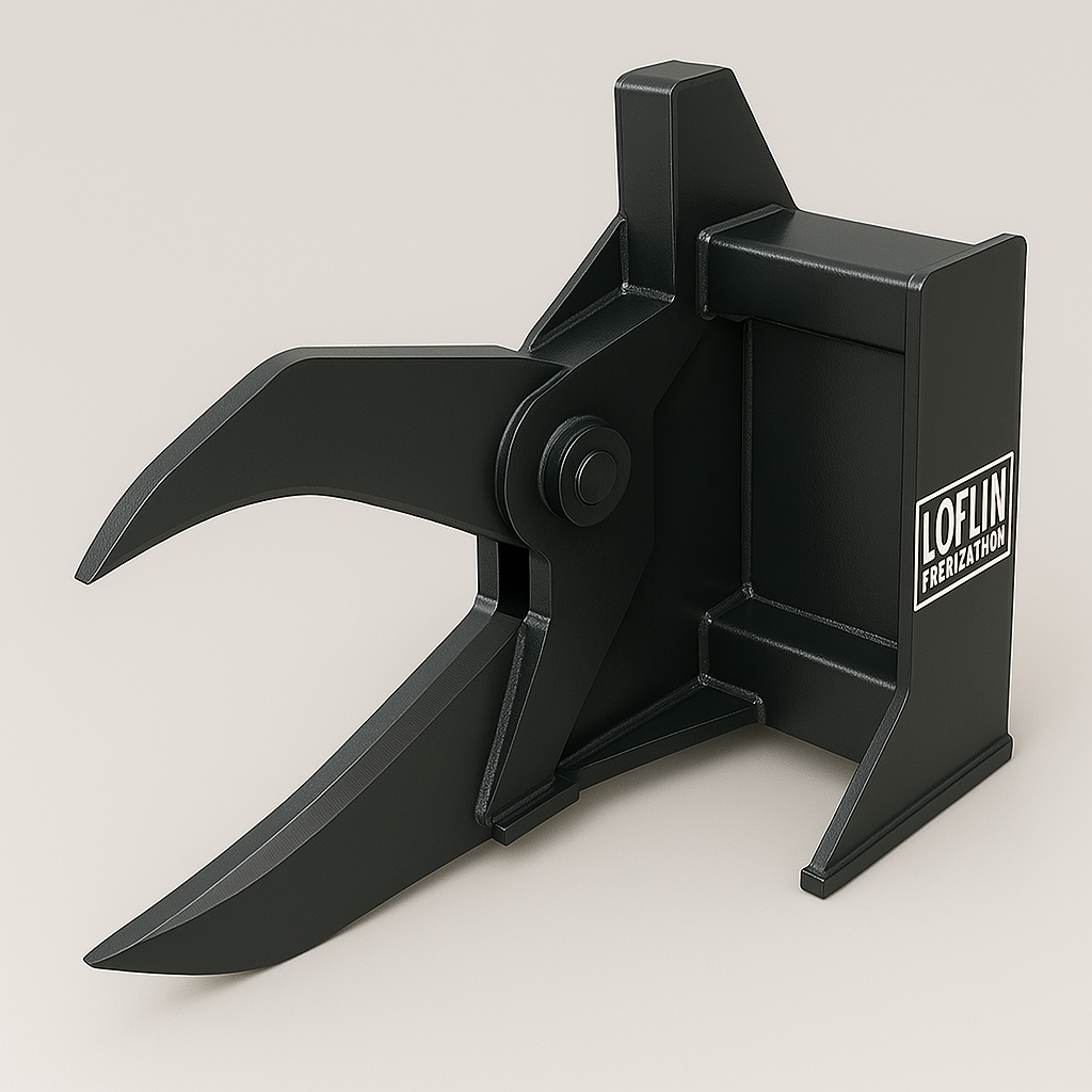 Loflin Fabrication | Tree Shear | Non-Rotating & Manual Rotating | For Skid Steer