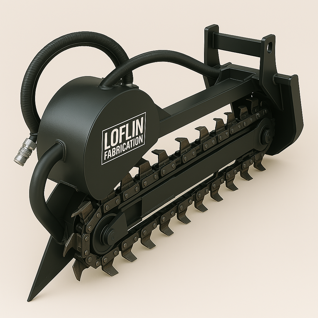 Loflin Fabrication | Trencher | Up to 36" | For Skid Steer