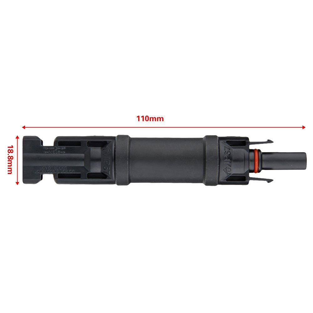 ACOPOWER 20A 4 Pair PV in-Line Diode Connector HY-AS-MC4-D4
