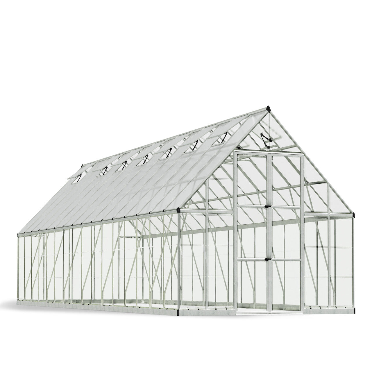 Palram - Canopia | Balance Greenhouse Kit With Clear 0.8mm Polycarbonate Glazing