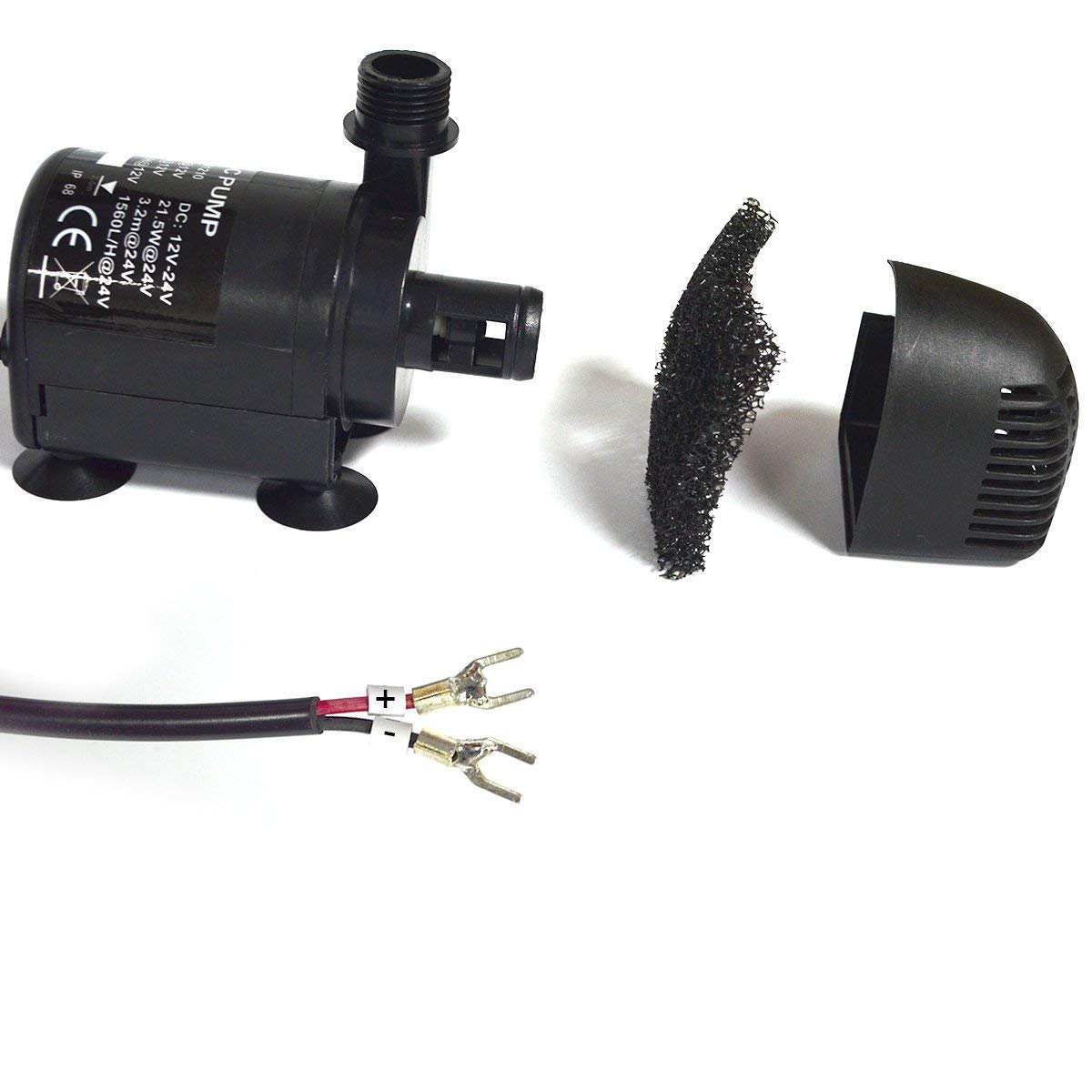 ACOPOWER Solar Water Pump Kit-410GPH Submersible Pump and 20W Solar Panel HY-20WPUMP