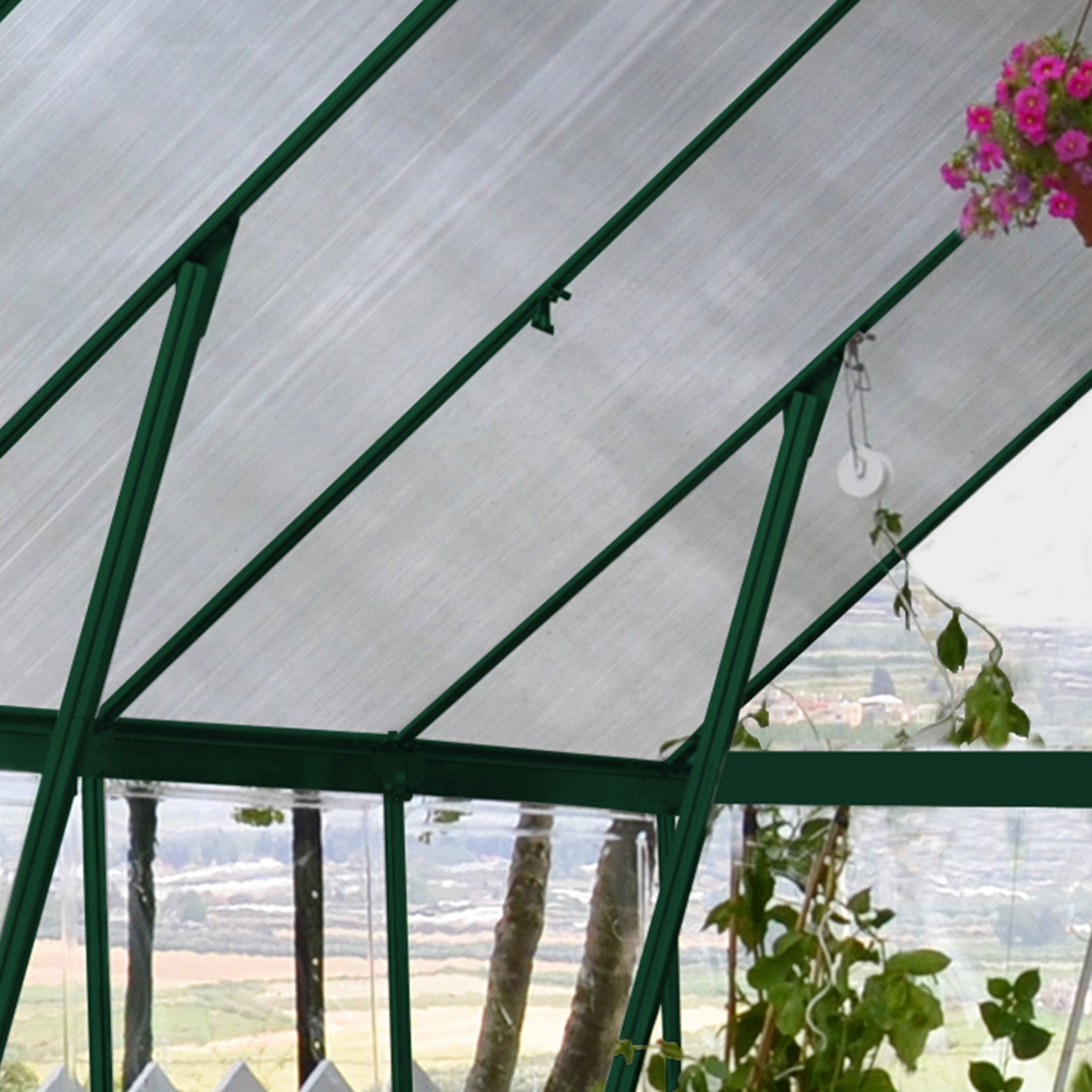 Palram - Canopia | Balance Greenhouse Kit With Clear 0.8mm Polycarbonate Glazing