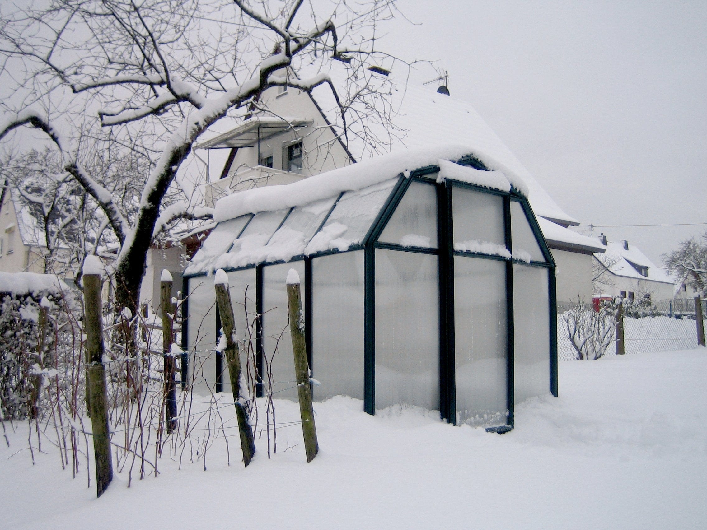 Palram - Canopia | EcoGrow Greenhouse Kit - 6 Ft Wide - Green With 6mm Twin-wall Polycarbonate Glazing
