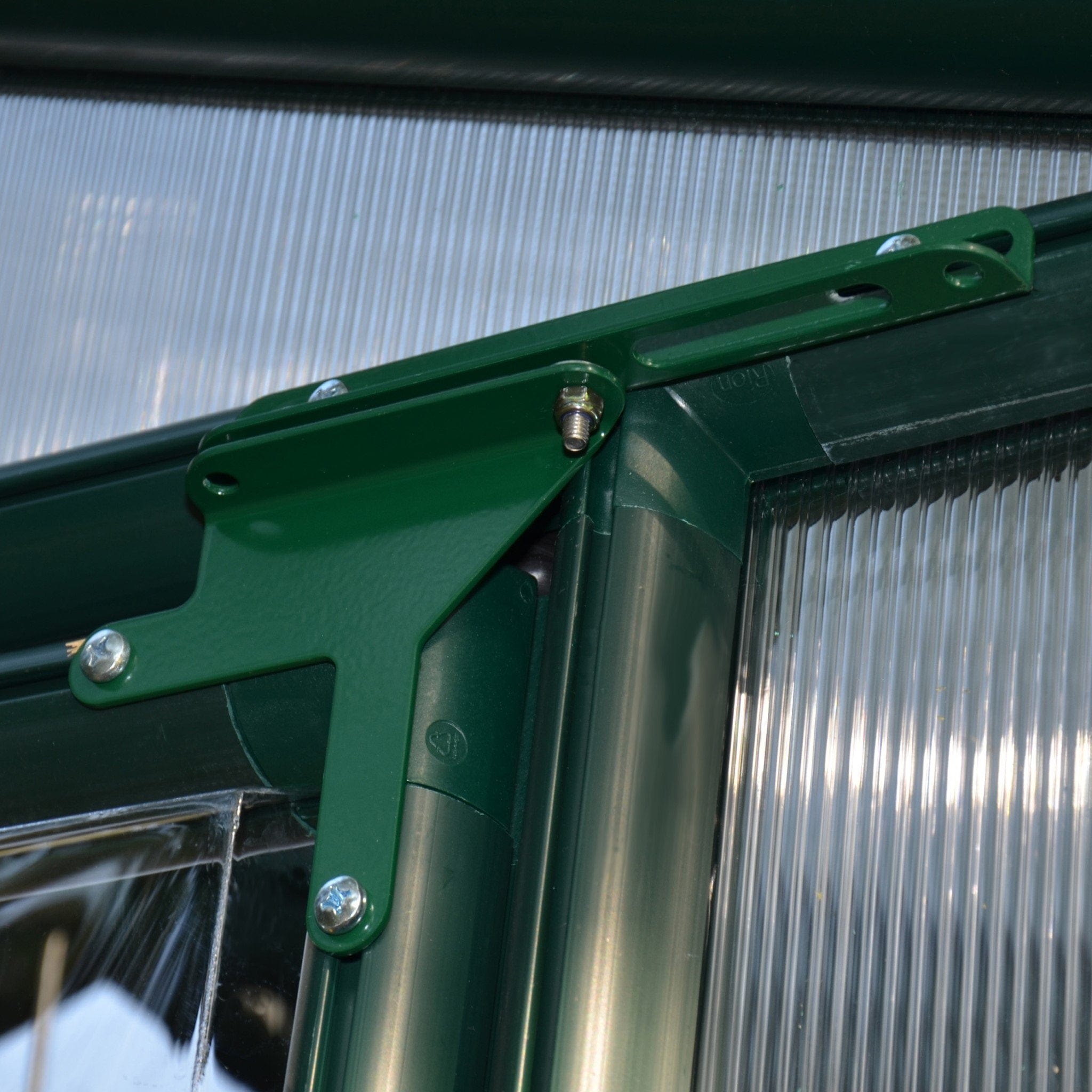 Palram - Canopia | EcoGrow Greenhouse Kit - 6 Ft Wide - Green With 6mm Twin-wall Polycarbonate Glazing