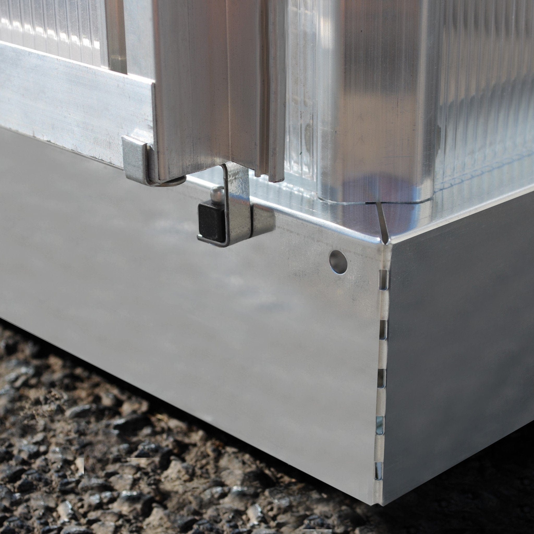 Palram - Canopia | Essence Greenhouse Kit - Silver With 4mm Twin-wall Polycarbonate Glazing