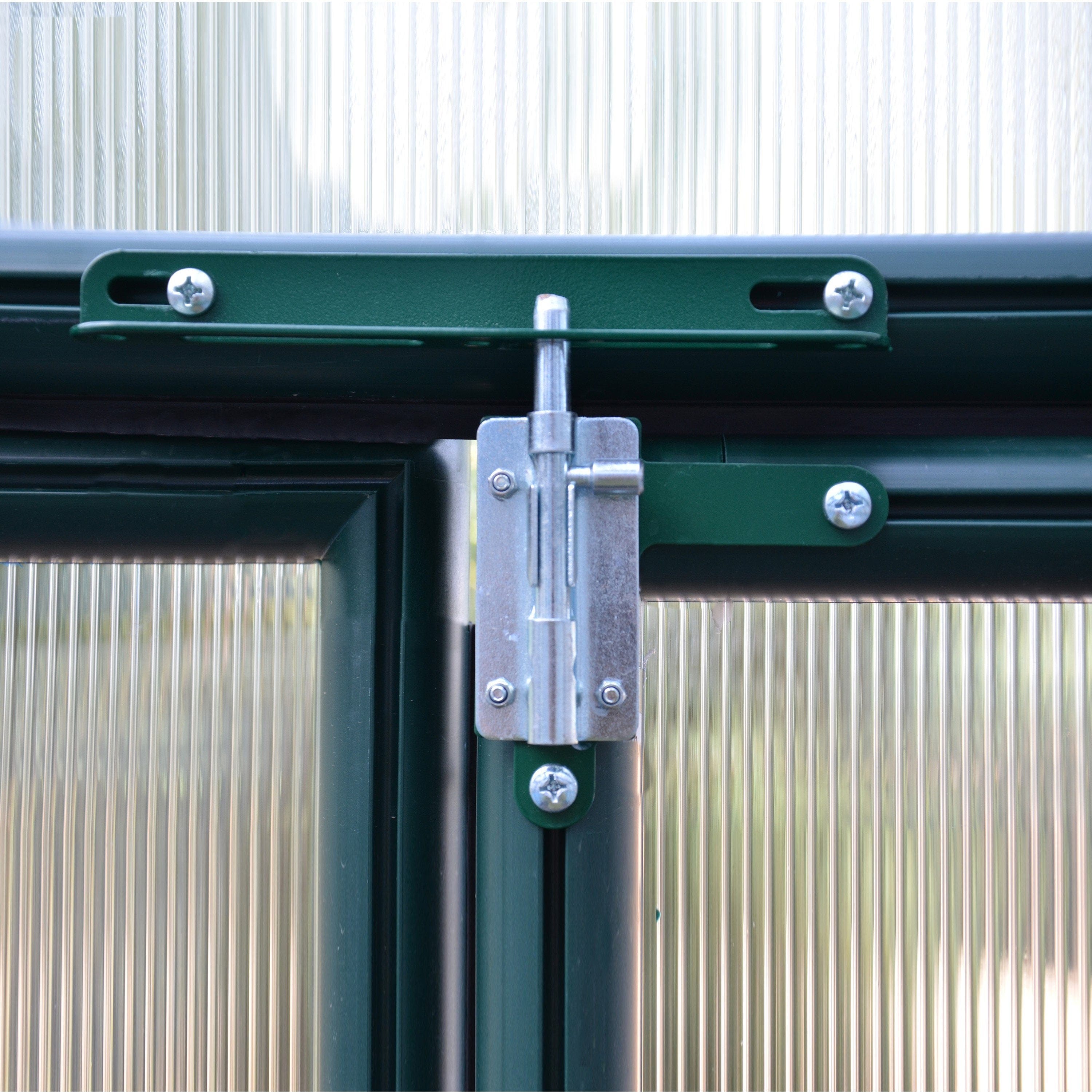 Palram - Canopia | Hobby Gardener Greenhouse Kit - 8 Ft Wide - Green With 6mm Twin-wall Polycarbonate Glazing