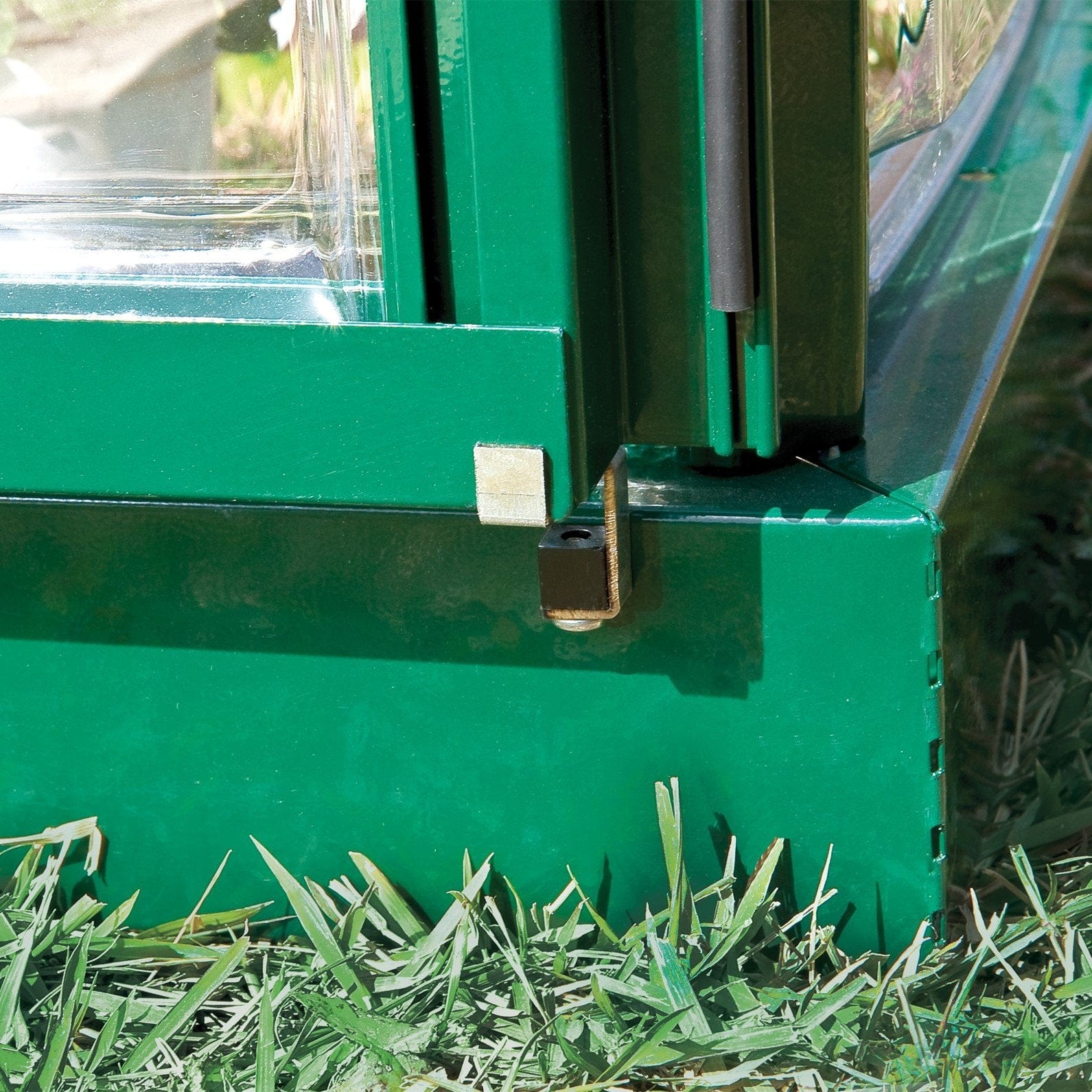 Palram - Canopia | 6x4 Ft Hybrid Greenhouse Kit - Green With 0.8mm Polycarbonate Glazing
