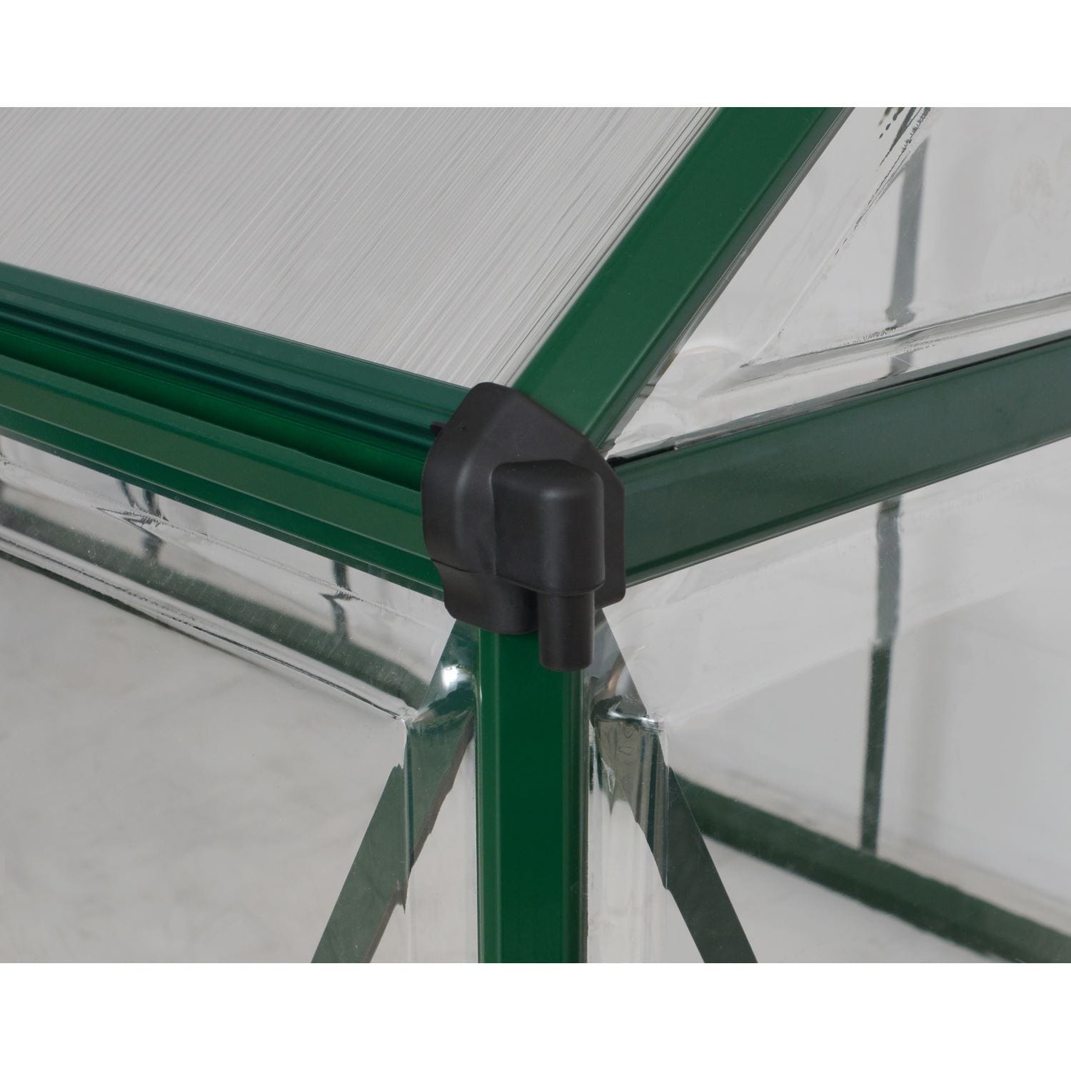 Palram - Canopia | Mythos Greenhouse Kit - 6 Ft Wide - Green With 4mm Twin-wall Polycarbonate Glazing
