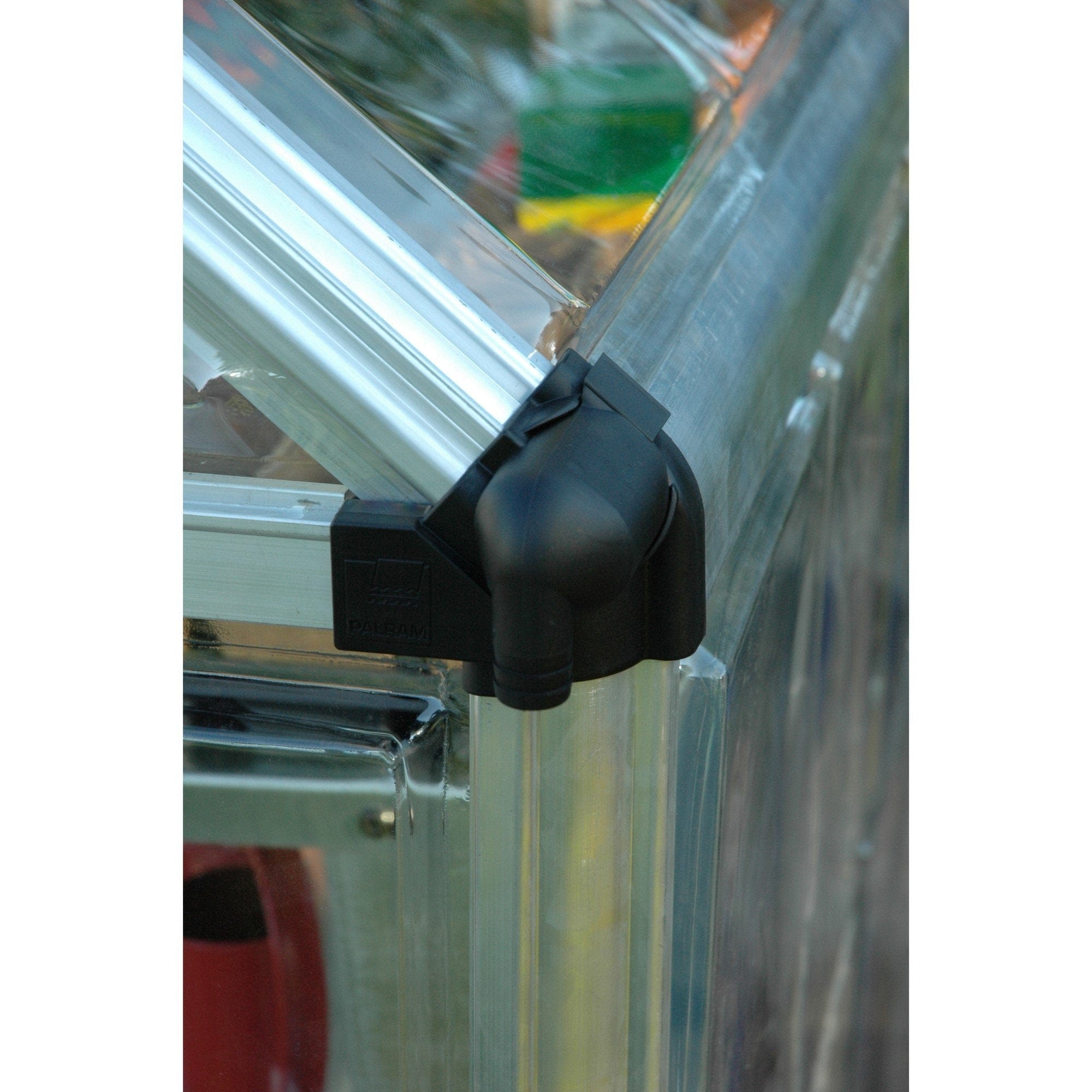 Palram - Canopia | Snap & Grow Greenhouse Kit - 6ft Wide - Silver With 0.8mm Polycarbonate Glazing