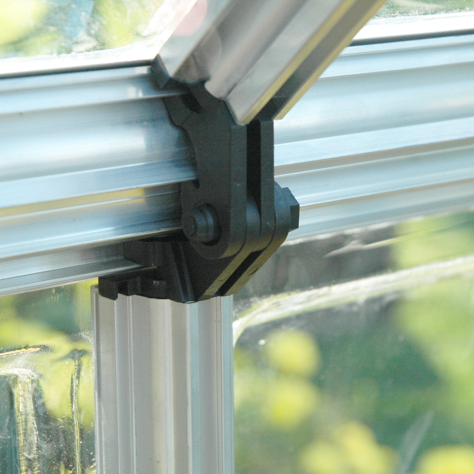 Palram - Canopia | Snap & Grow Greenhouse Kit - 6ft Wide - Silver With 0.8mm Polycarbonate Glazing