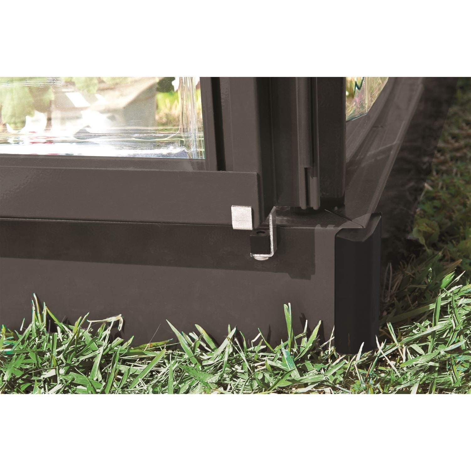 Palram - Canopia | 6x4 Ft Mythos Greenhouse Kit - Gray With 4mm Twin-wall Polycarbonate Glazing