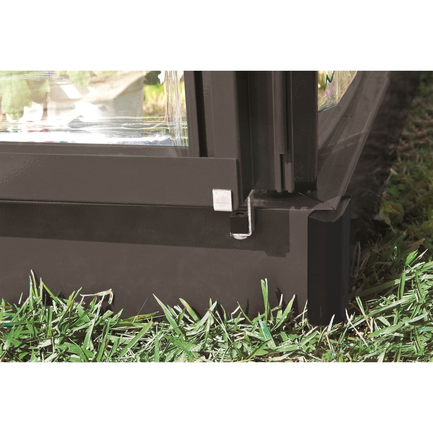 Palram - Canopia | 6x8 Ft Mythos Greenhouse Kit - Gray With 4mm Twin-wall Polycarbonate Glazing