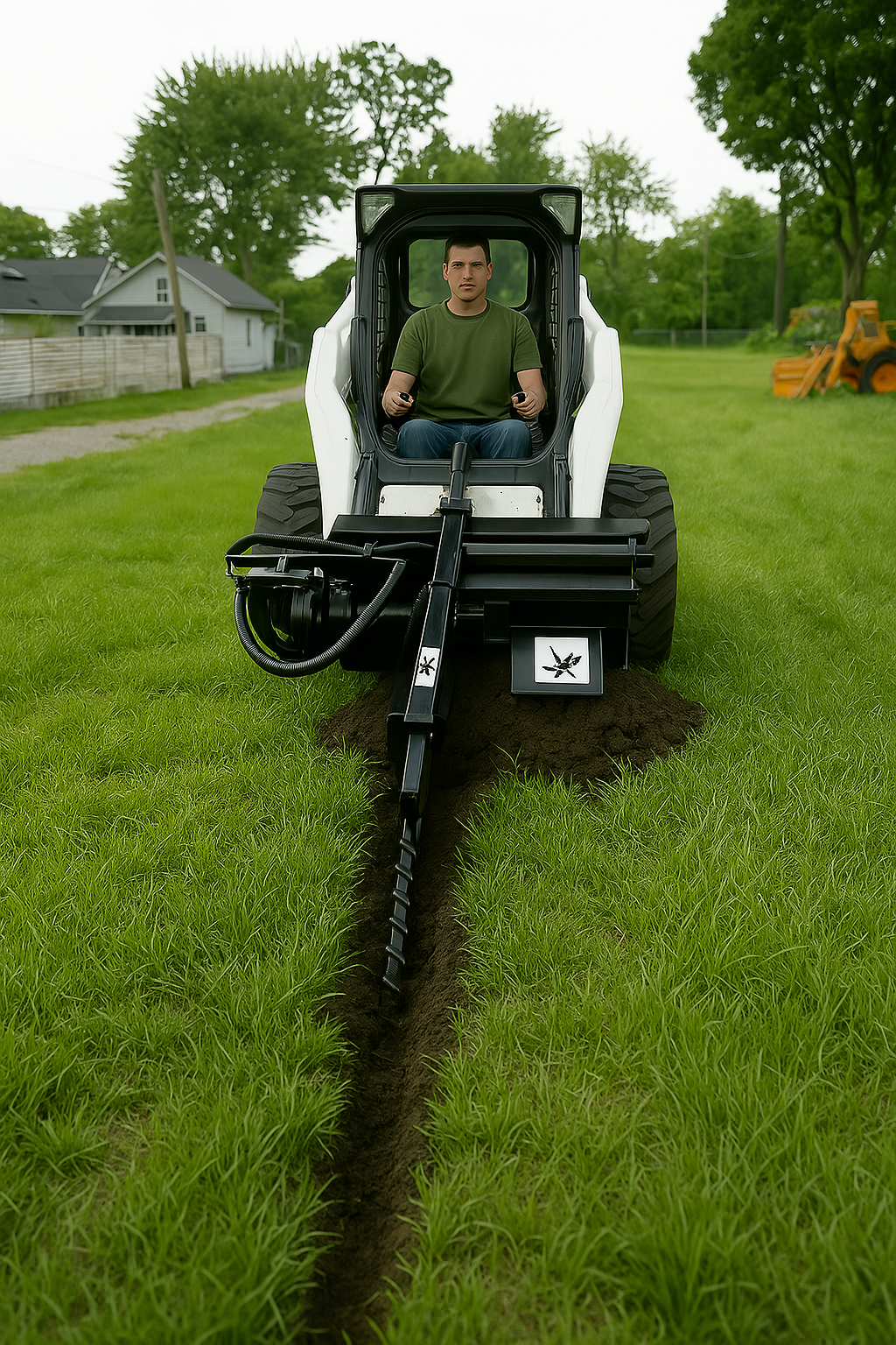 Loflin Fabrication | Trencher | Up to 36" | For Skid Steer