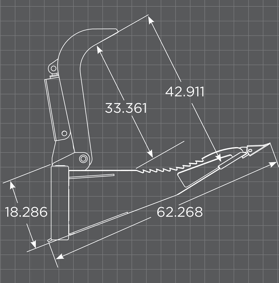 Loflin Fabrication | Stump Bucket Grapple | For Skid Steer